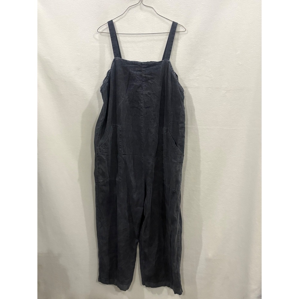 Universal Thread Womens Sleeveless Wide Leg Jumpsuit Charcoal Grey L